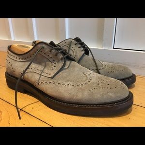 Antonio Maurizi suede wingtip oxfords